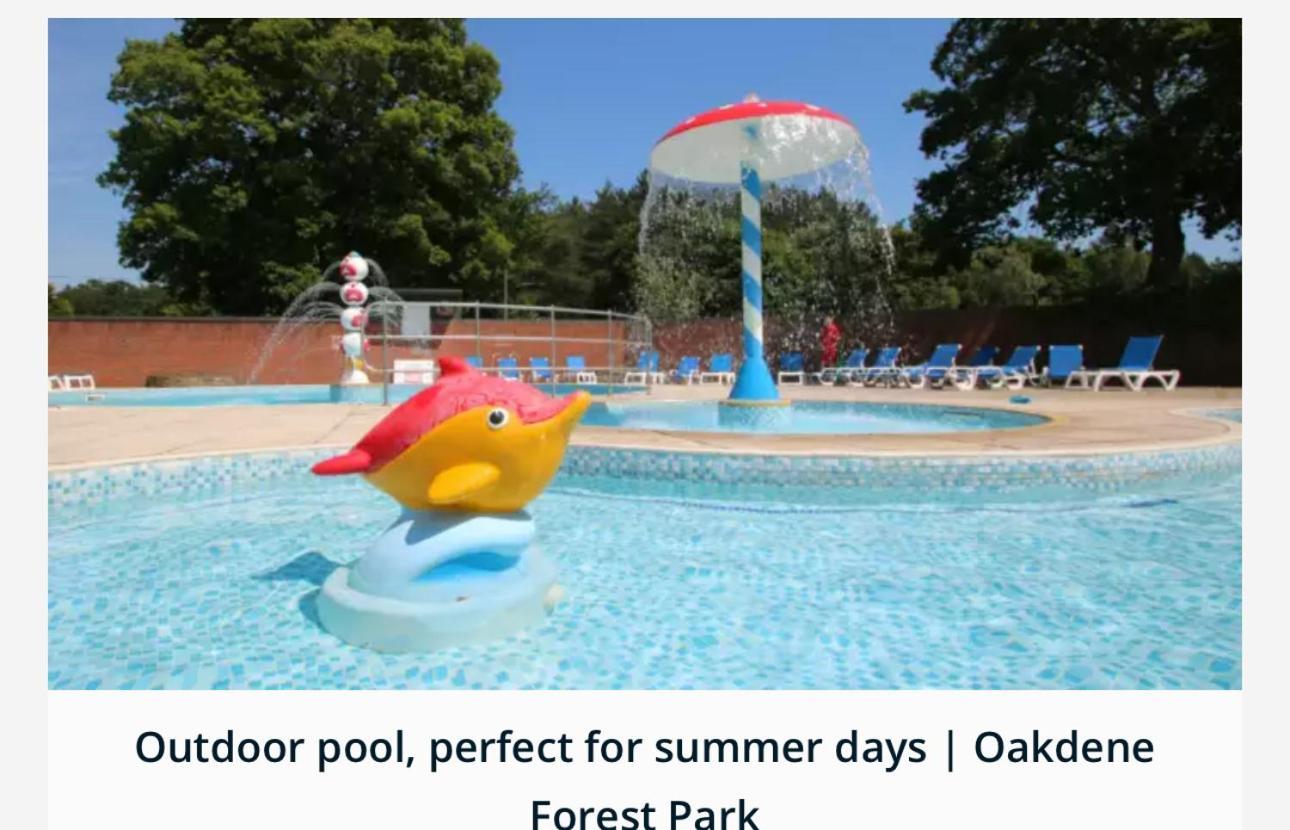 Marigold Lodge 8 At Oakdene Forest Park Saint Leonards Dış mekan fotoğraf